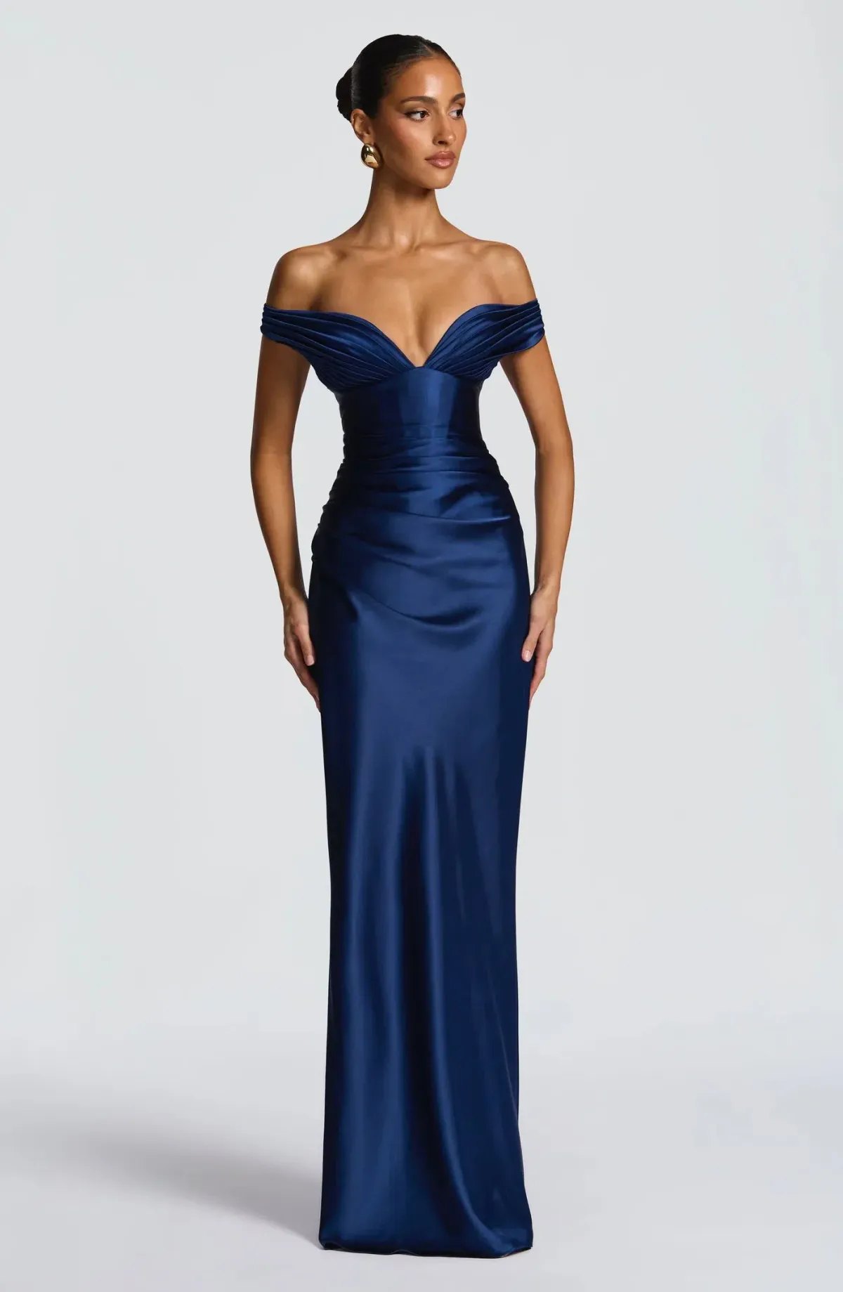 Babyboo Aurelia Maxi Dress - Navy Size L - Image 1