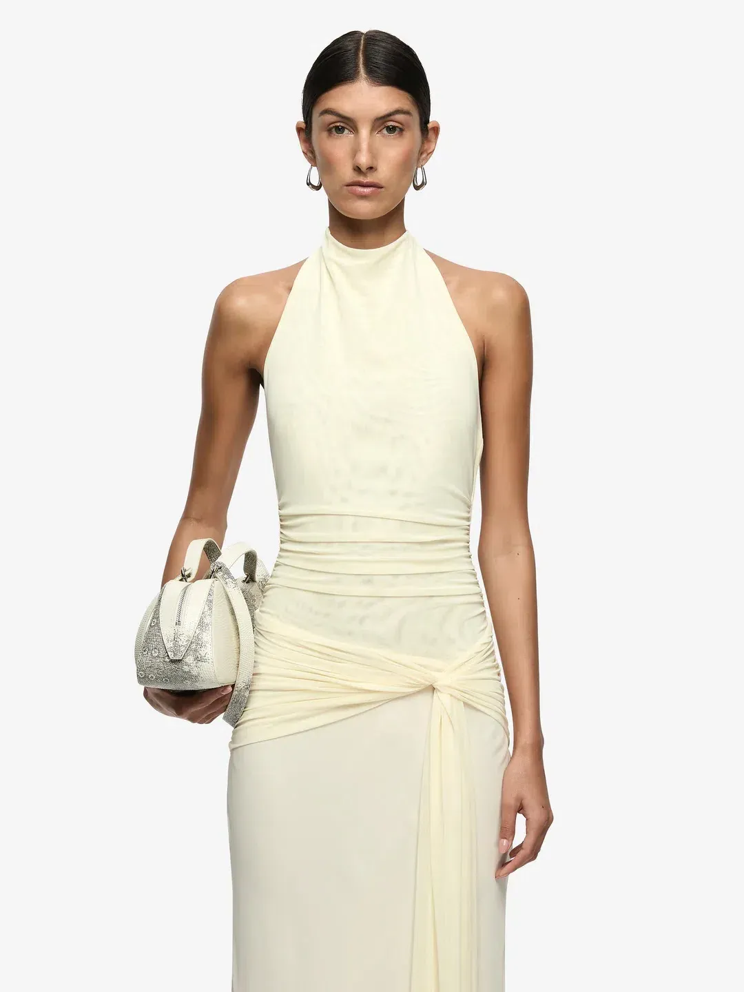 Bec and Bridge Jasmin Maxi Dress in Butter Yellow Size 6 for rent on The Volte - main image