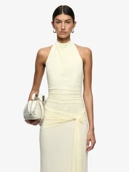 Bec and Bridge Jasmin Maxi Dress in Butter Yellow Size 12 for rent on The Volte - image 3