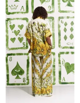 Alemais Gisela Linen Set - Shirt and Pants for rent on The Volte - image 4
