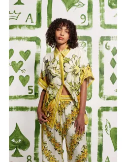 Alemais Gisela Linen Set - Shirt and Pants for rent on The Volte - image 1