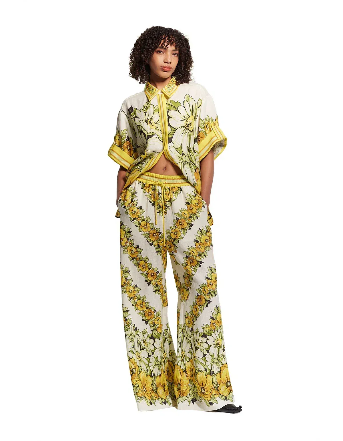 Alemais Gisela Linen Set - Shirt and Pants - Image 2
