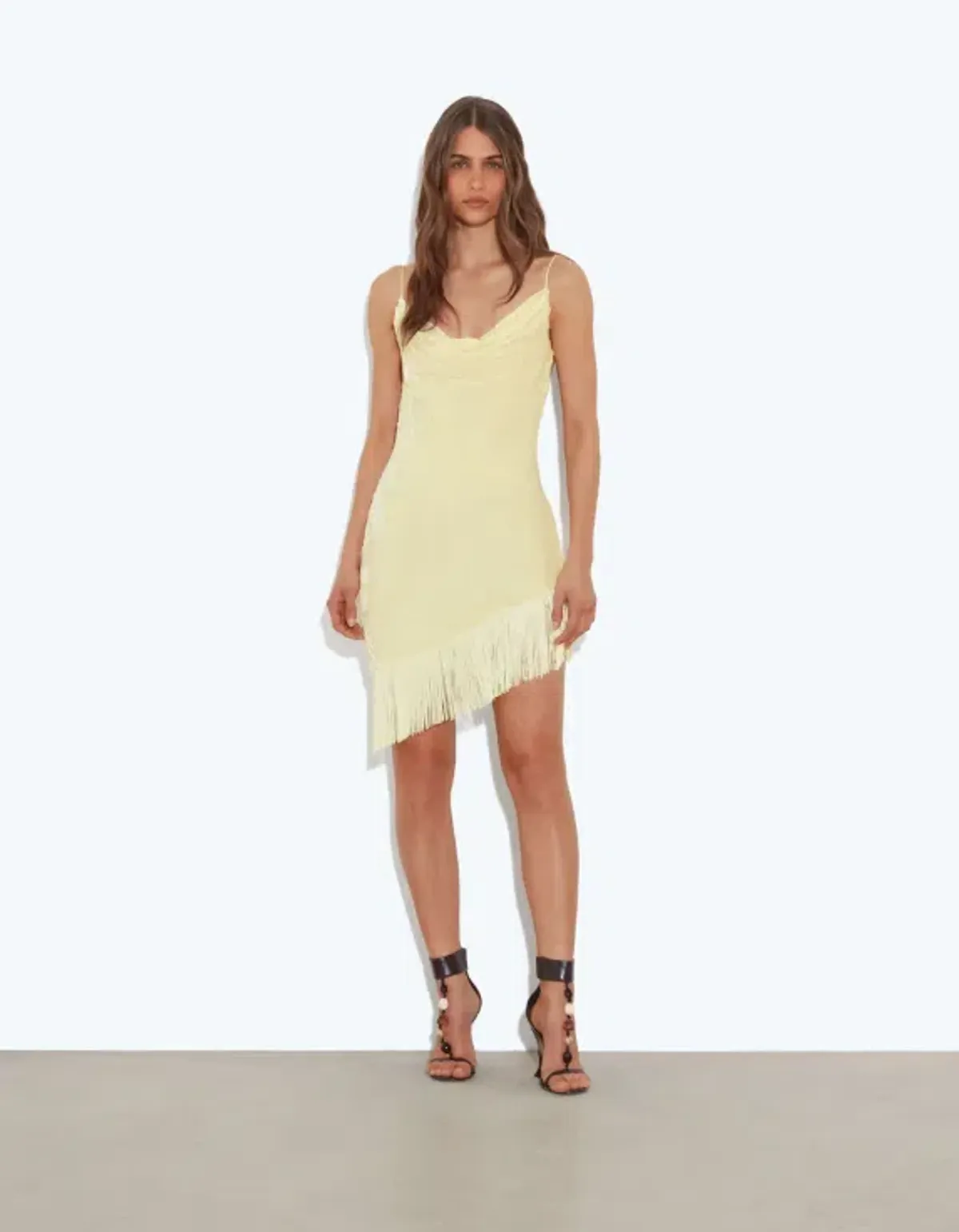 Rat & Boa ELARA DRESS YELLOW Size S - Image 1