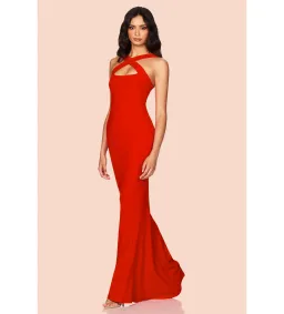 Nookie Viva 2 Way Gown in Cherry Size S/AU8 for rent on The Volte - image 2