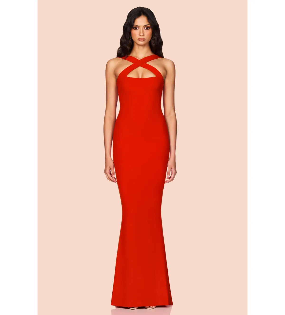 Nookie Viva 2 Way Gown in Cherry Size S/AU8 - Image 1