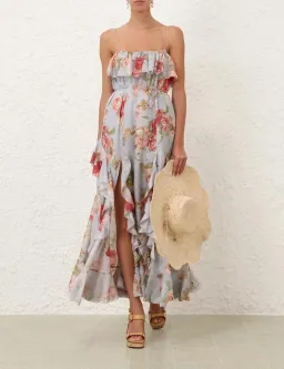 Zimmermann Roselight Frill Maxi Dress - Size 4 / AU16 for rent on The Volte - image 1