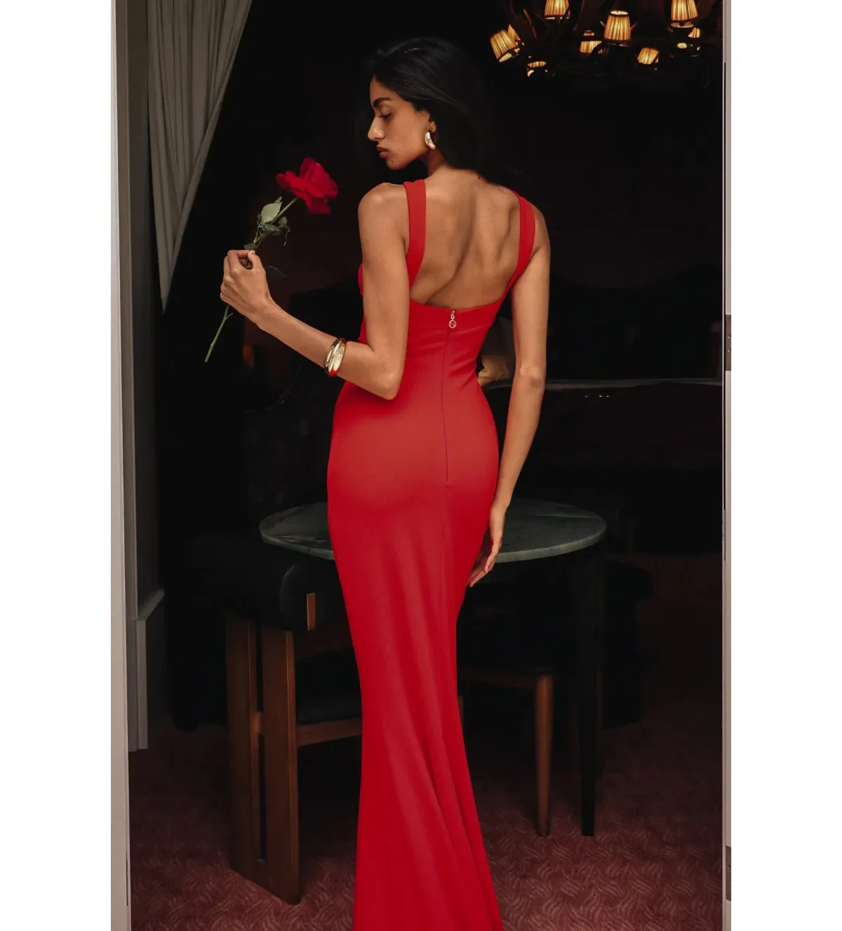 Nookie Viva 2 Way Gown in Cherry Size M/AU10 - Image 3