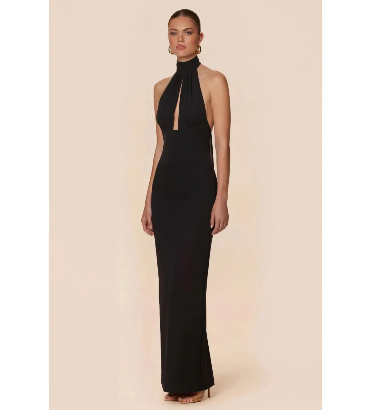 Nookie Martini Halter Gown in Black Size XS/AU6 - Image 3