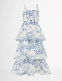 Sheike Sanctuary Midi Dress Print Size AU 18 for rent on The Volte - image 3