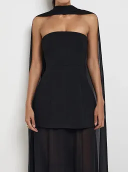 Sheike Marissa Maxi Dress Black Size AU 18 for rent on The Volte - image 2