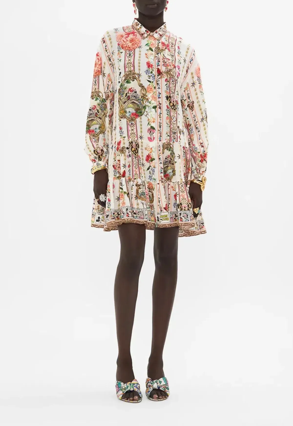 CAMILLA TIERED SHIRT MINNIE DRESS MINNIE MAGIC FOREVER SIZE M - Image 1