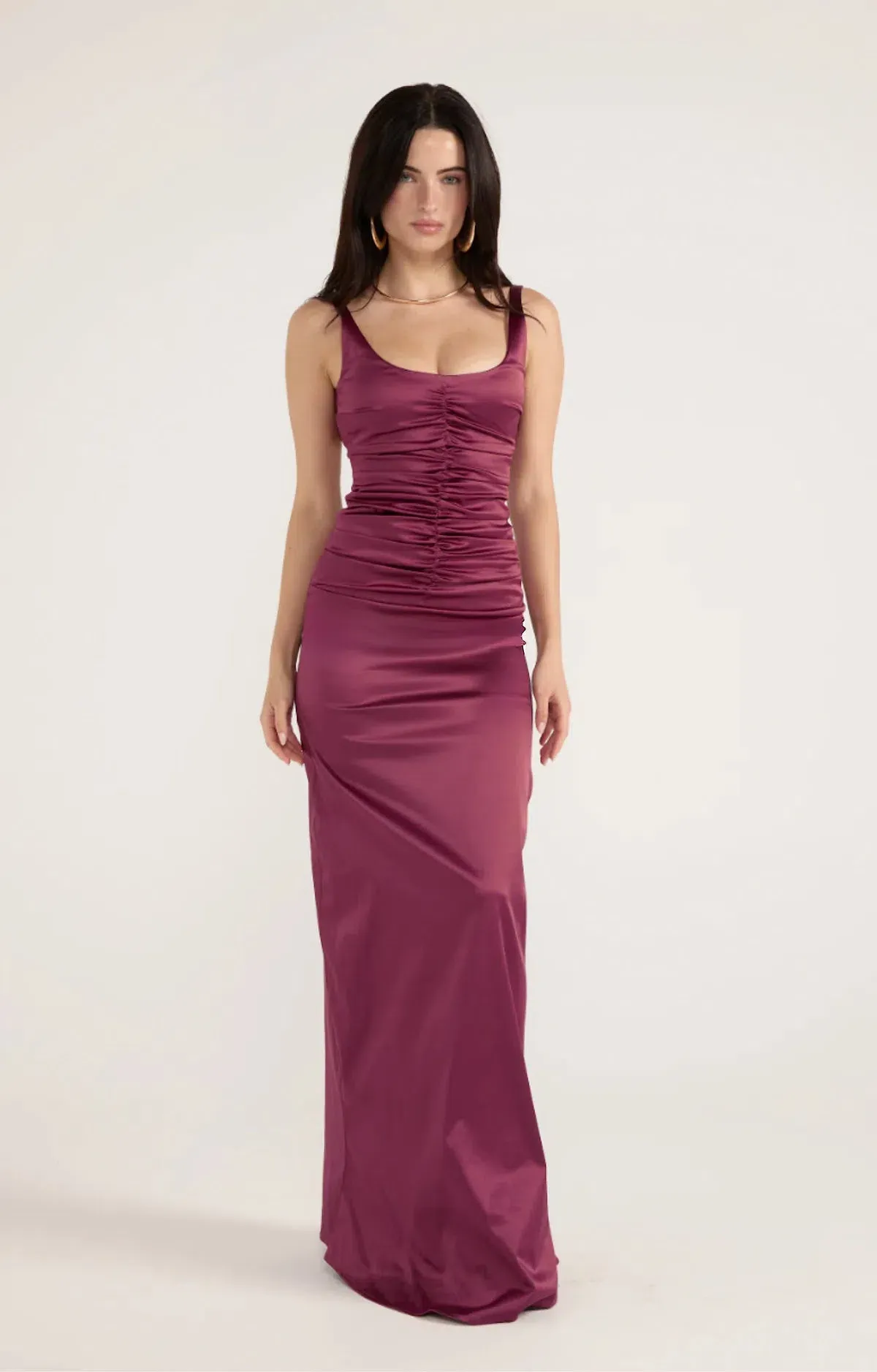 Ance Gira Altein Gown | Plum - Image 4