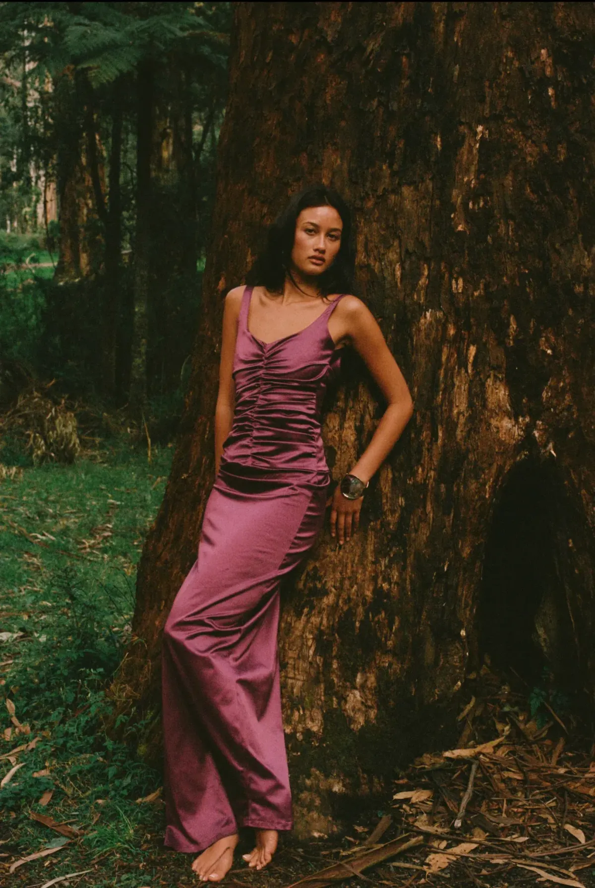 Ance Gira Altein Gown | Plum - Image 1