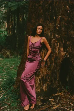 Ance Gira Altein Gown | Plum for rent on The Volte - image 1