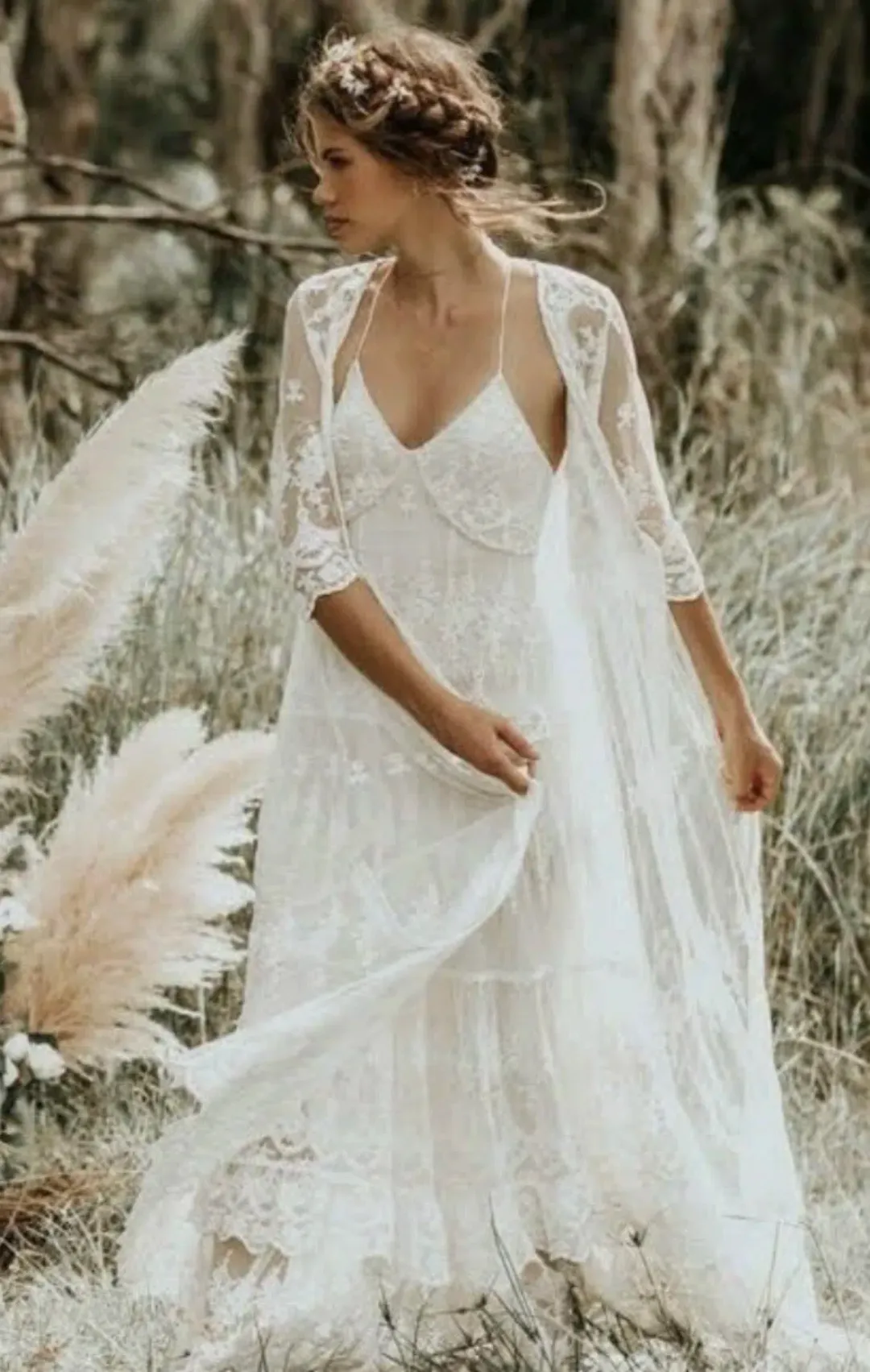 Spell Canyon Moon Mesh Gown for rent on The Volte - main image