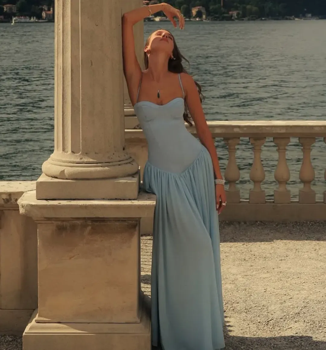 FENITY Amelia Dress Blue 8 for rent on The Volte - main image