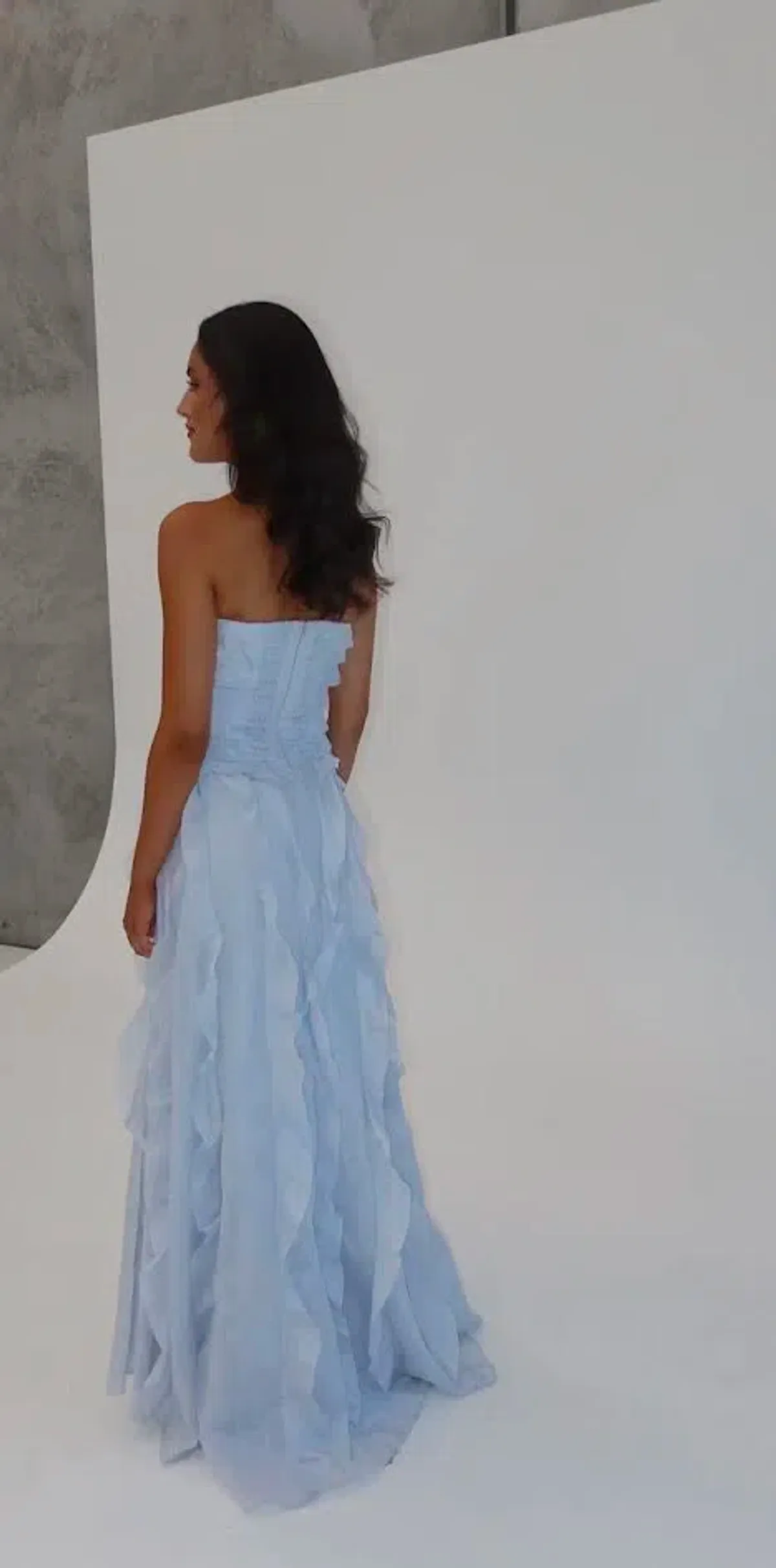 🩵 Aje ALLAIRIE GOWN in Pastel Blue - Size 8 AU 🩵 Ruffled Tiered Maxi Dress 🩵 - Image 13
