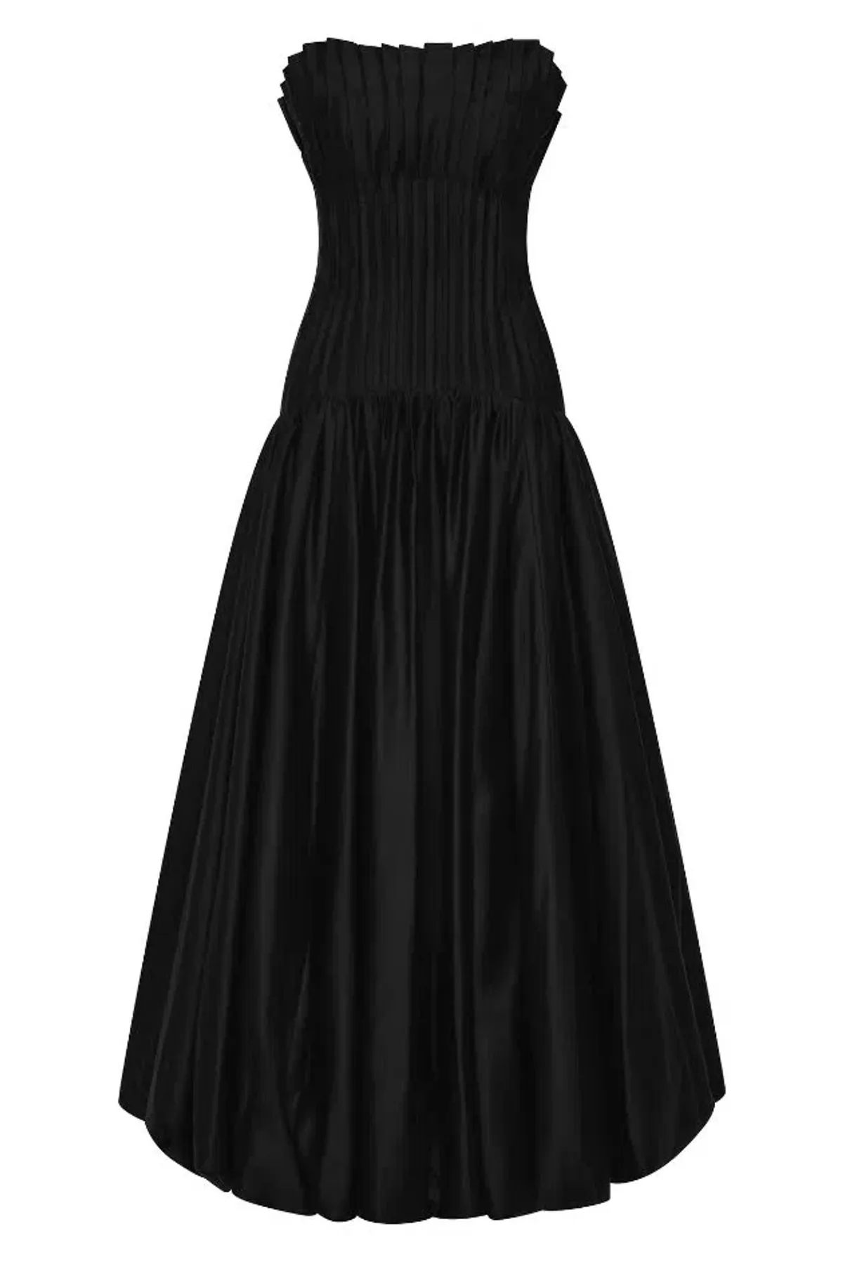 🖤 AJE Ivy Bubble Hem Gown – Black – Size 10 AU Strapless Formal Maxi Dress🖤 - Image 8
