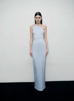 Rachel Gilbert Leora Hand-embellished Gown in Sky Blue Size RG 3 / AU 12 | Formal maxi dress with rhinestone for rent on The Volte - image 4