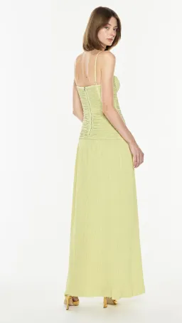 MANNING CARTELL DOUBLE TIME PLEAT DRESS in Pistachio AU 6 for rent on The Volte - image 2