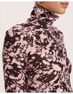 Saba Truffle Wool Long Sleeve Top L Pink Brown for rent on The Volte - image 7