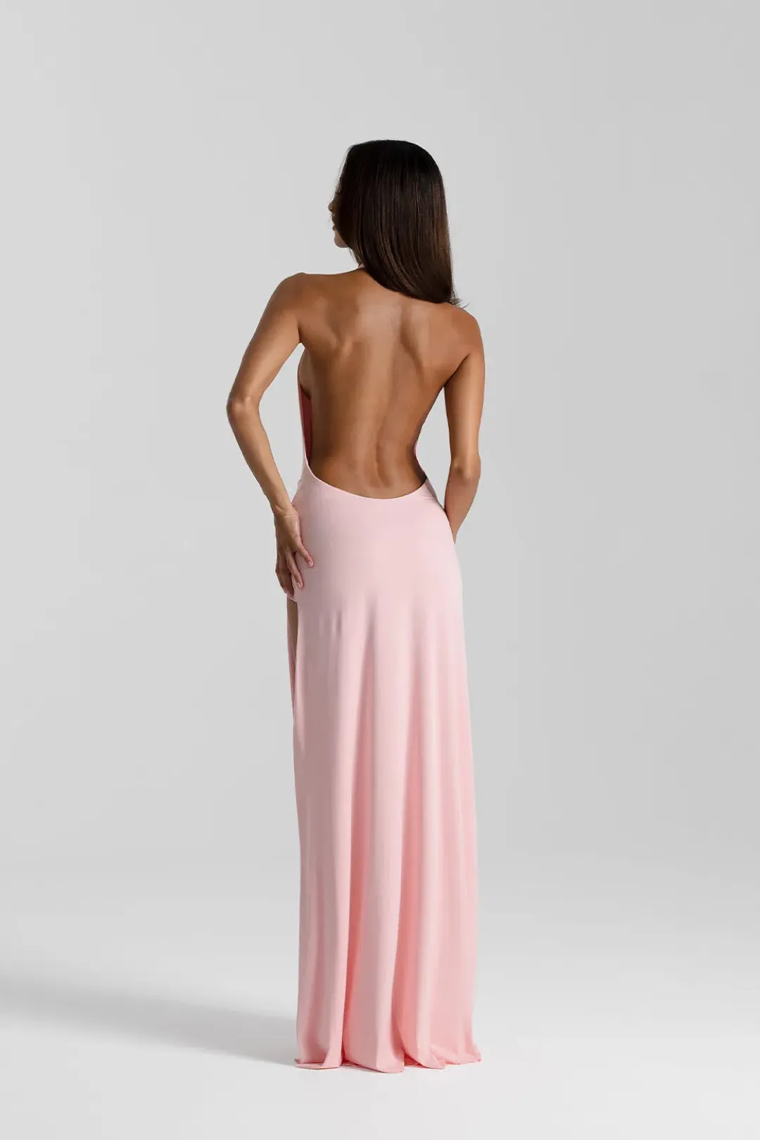 WINONA GOWN IN BLOSSOM PINK - Natalie Rolt, Size S for rent on The Volte - main image