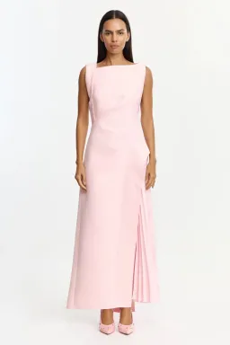 Acler Limosa Maxi Dress; Fairy Floss pink; size 12 for rent on The Volte - image 1