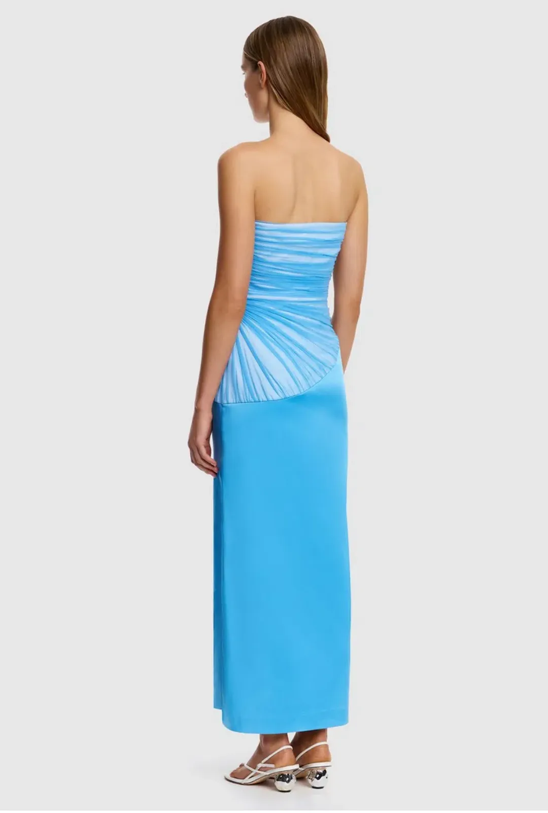 Significant other Aryn Strapless Maxi Dress blue size 10 for rent on The Volte - main image
