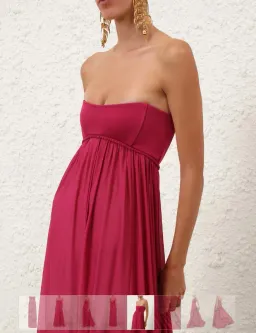 Zimmermann Luna Jersey Bandeau Gown Size 0 for rent on The Volte - image 4