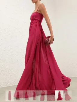 Zimmermann Luna Jersey Bandeau Gown Size 0 for rent on The Volte - image 5