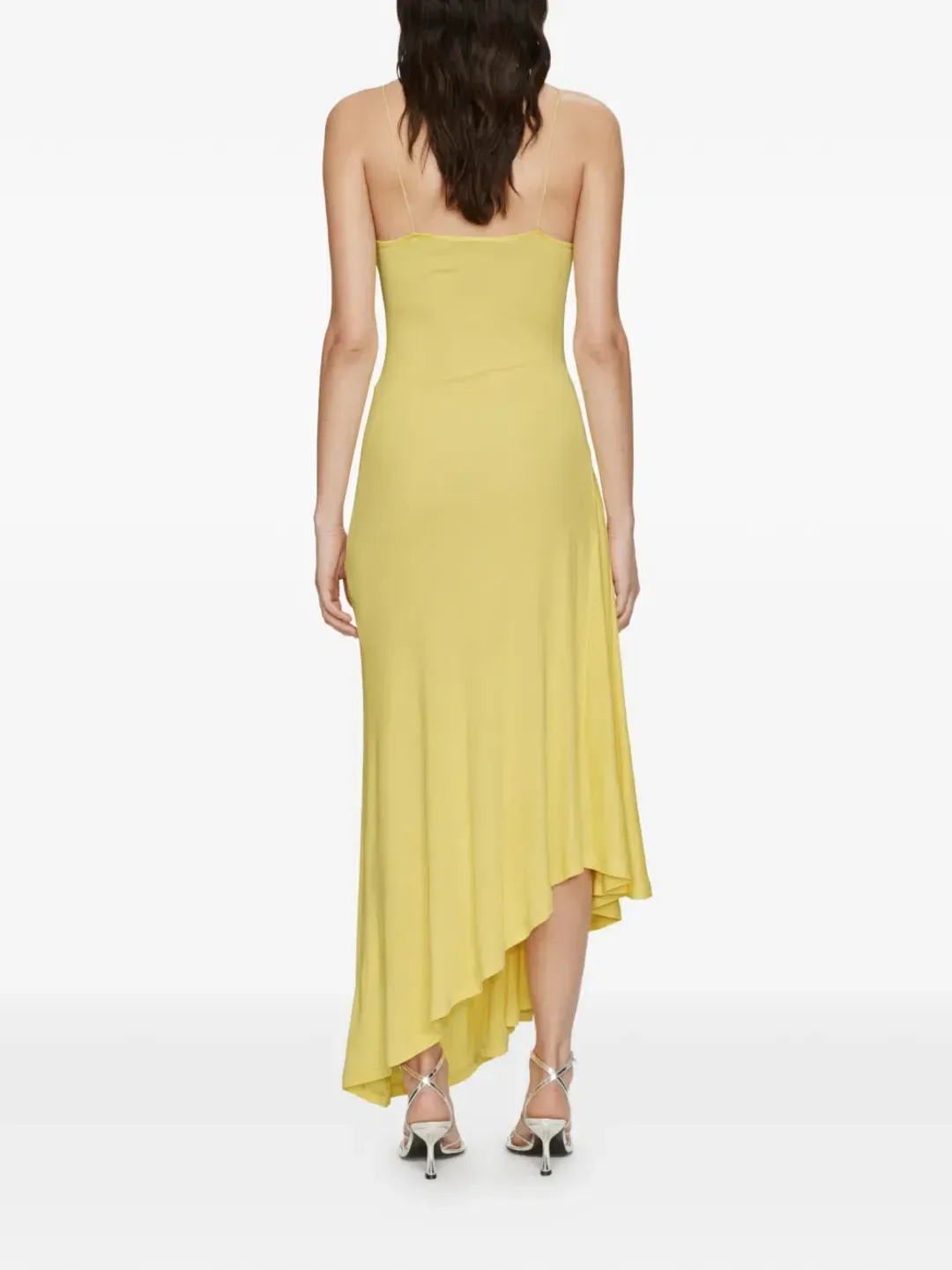 Christopher Esber Delphin Lace Rib Midi Dress for rent on The Volte - main image