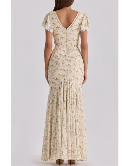 House of CB Amina Georgette Maxi Tea Dress Size 6 - 8 for rent on The Volte - image 2
