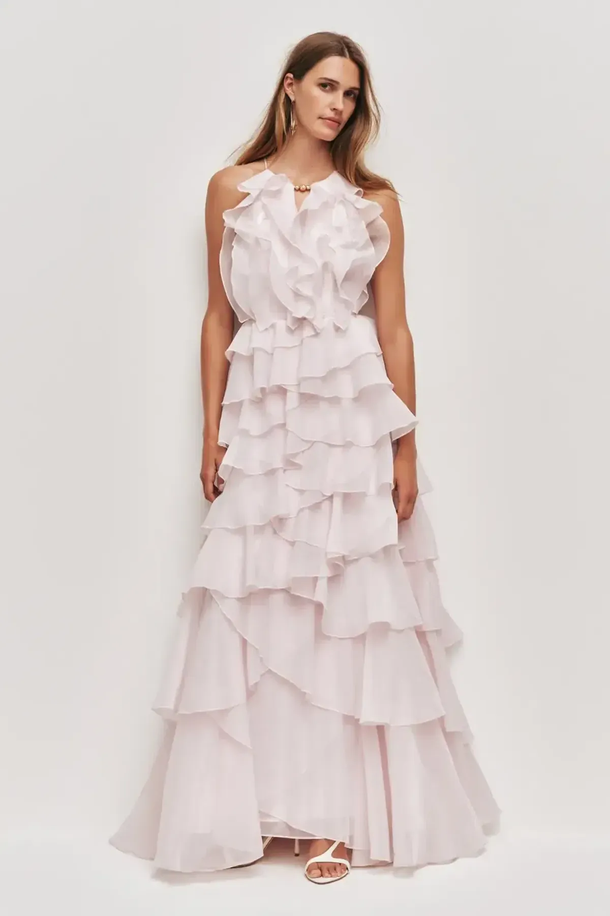 Aje Cleo Maxi Dress Size 8 for rent on The Volte - main image