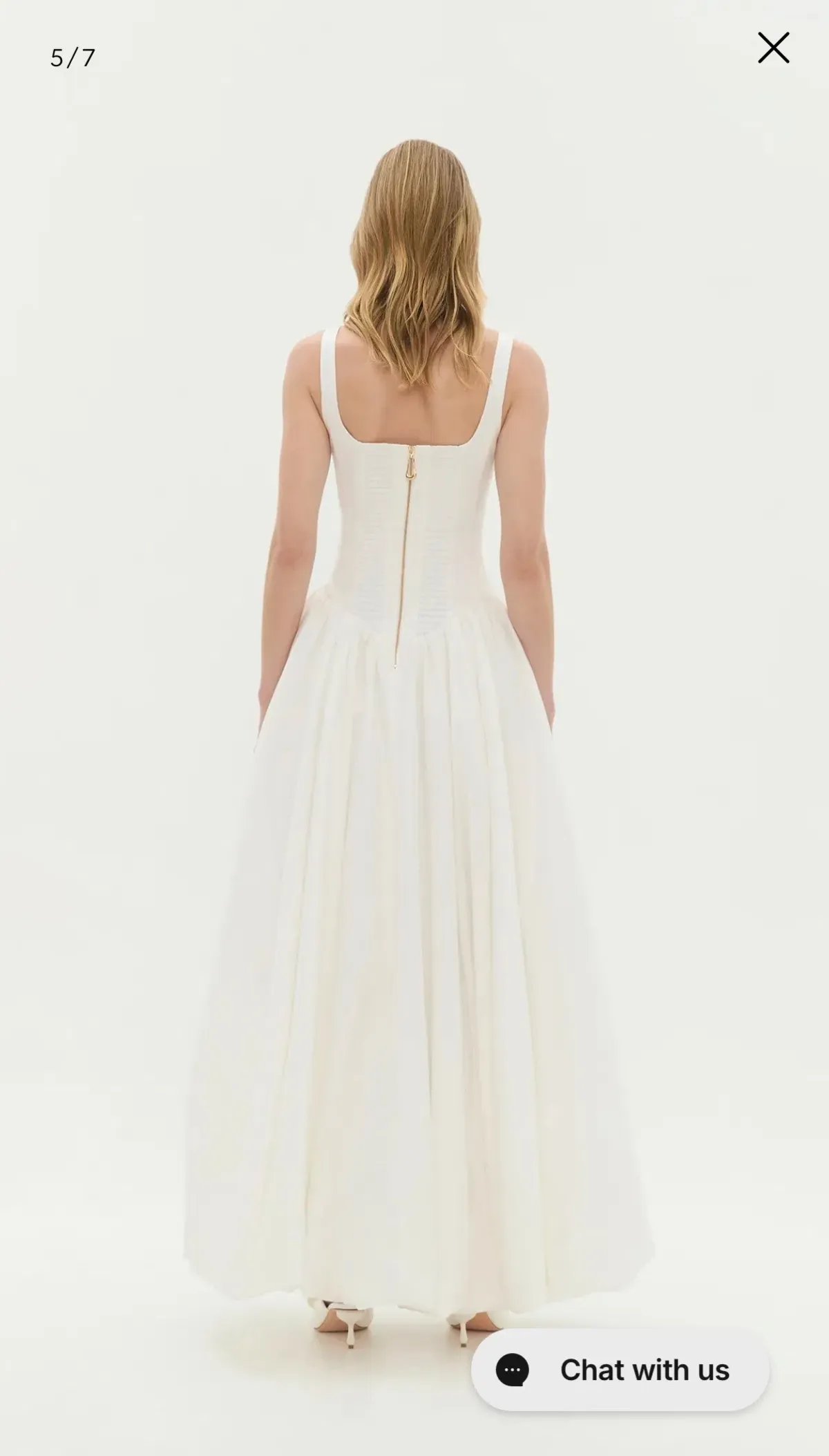 Aje Alani Gown in Ivory size 8 - Image 2
