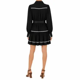 Zimmermann Scarf Belted Black Shirt Dress Size OP / AU 6 for rent on The Volte - image 4