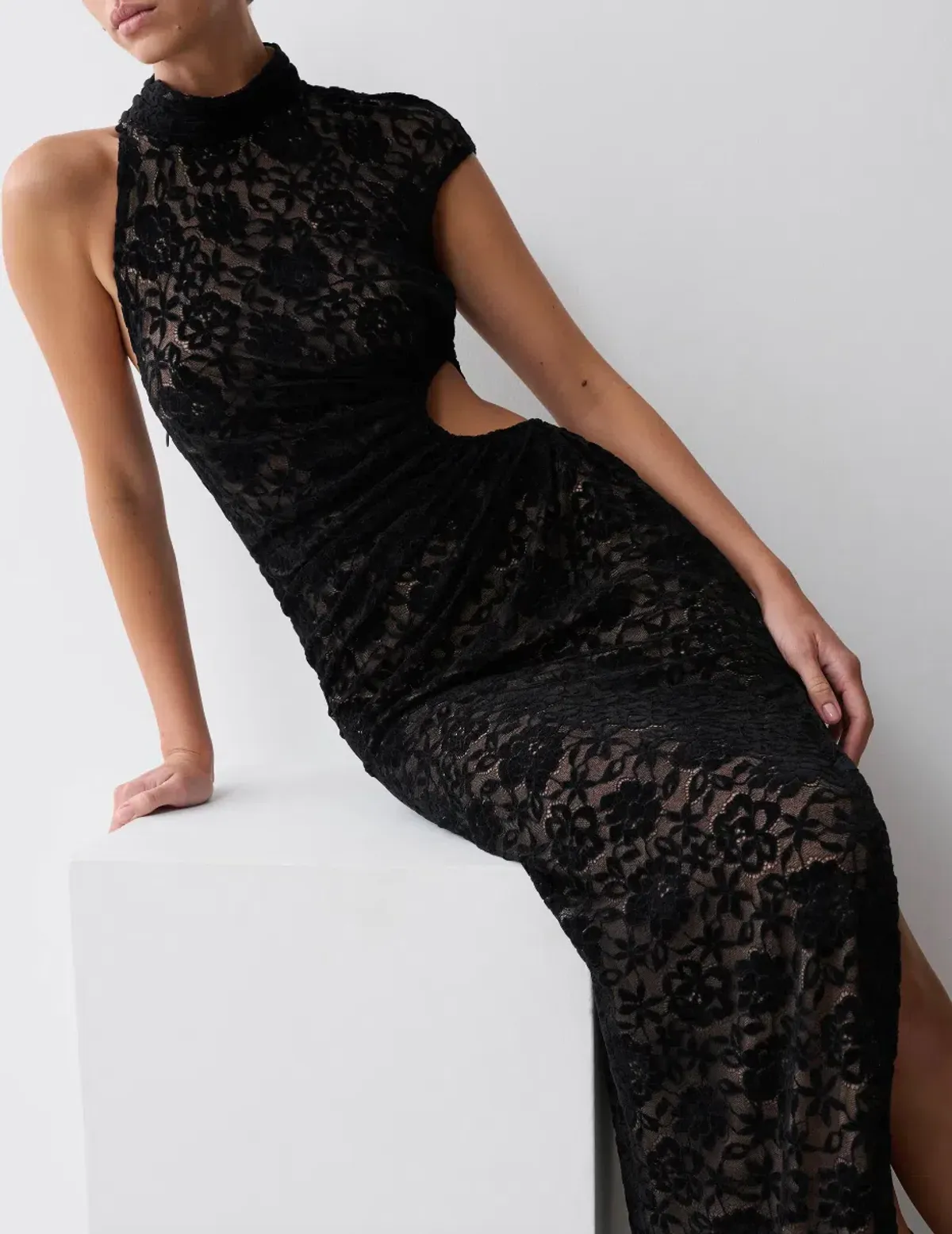 One Shoulder Maxi Dress - Image 5