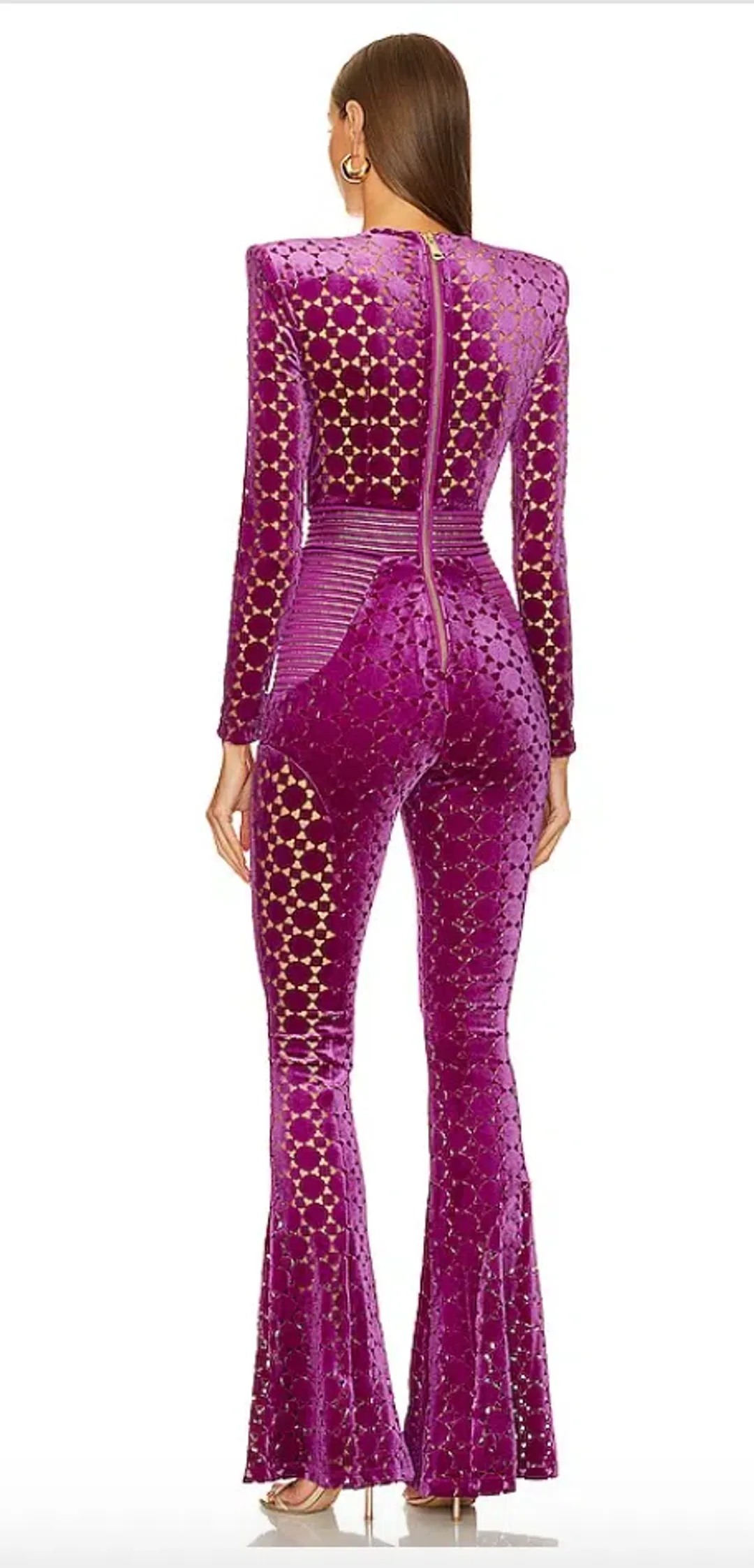 Zhivago Cavalier Jumpsuit - Magenta for rent on The Volte - main image