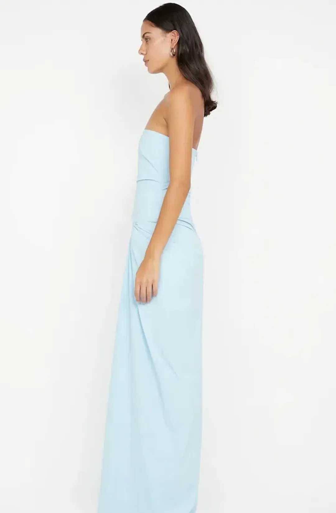 Bec & Bridge Domenic Strapless Dress Sky Blue for rent on The Volte - main image