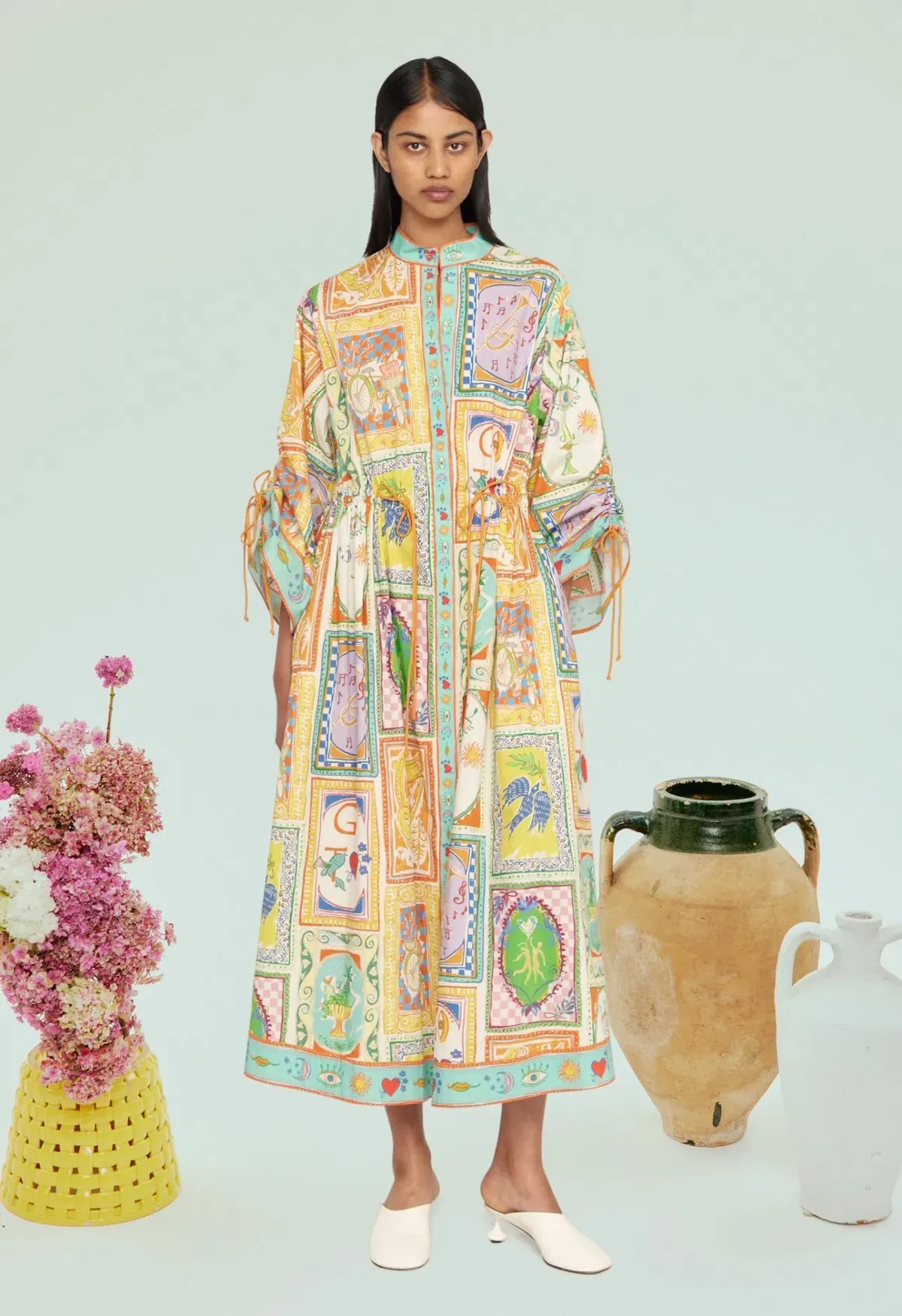 Alemais go to midi dress size 12 for rent on The Volte - main image
