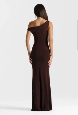 Natalie Rolt Bettina Gown size 12 Espresso for rent on The Volte - image 2