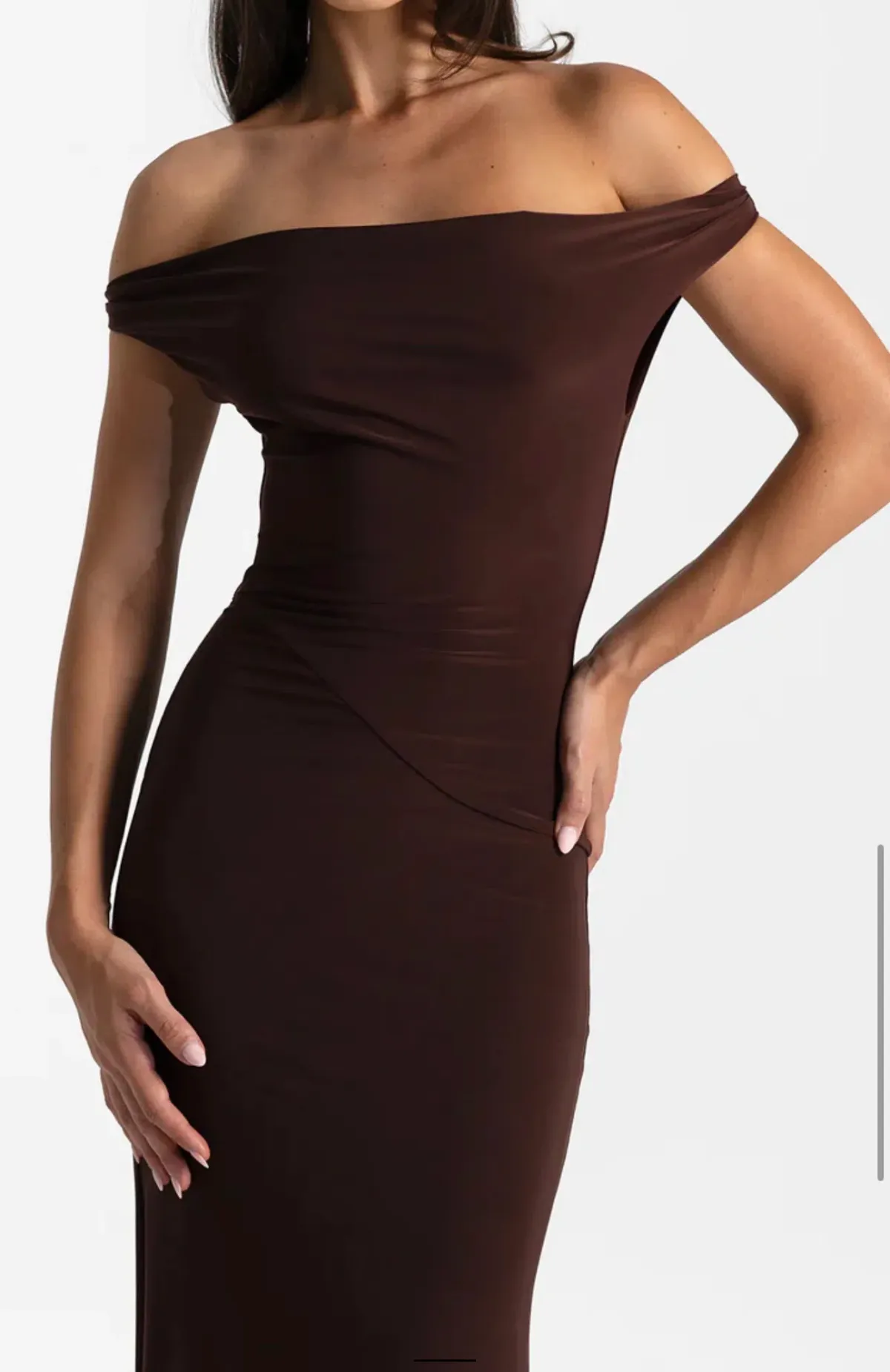 Natalie Rolt Bettina Gown size 12 Espresso - Image 4