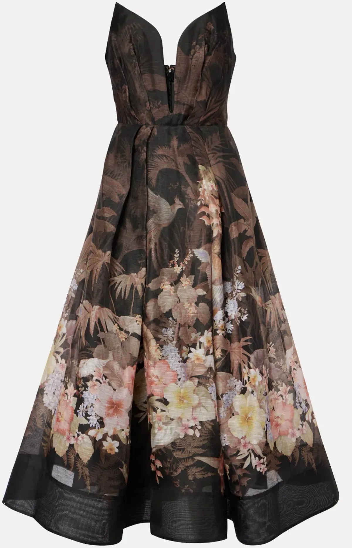 Zimmermann Illuminate Draped linen and cotton midi dress - Image 4