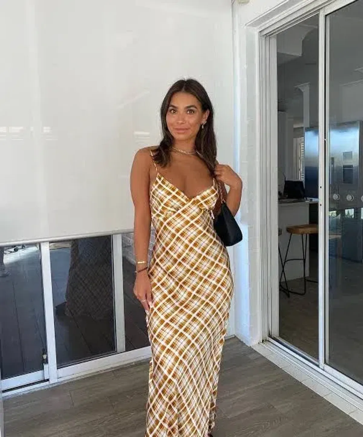 Bec and Bridge Amber V Maxi Dress for rent on The Volte - main image