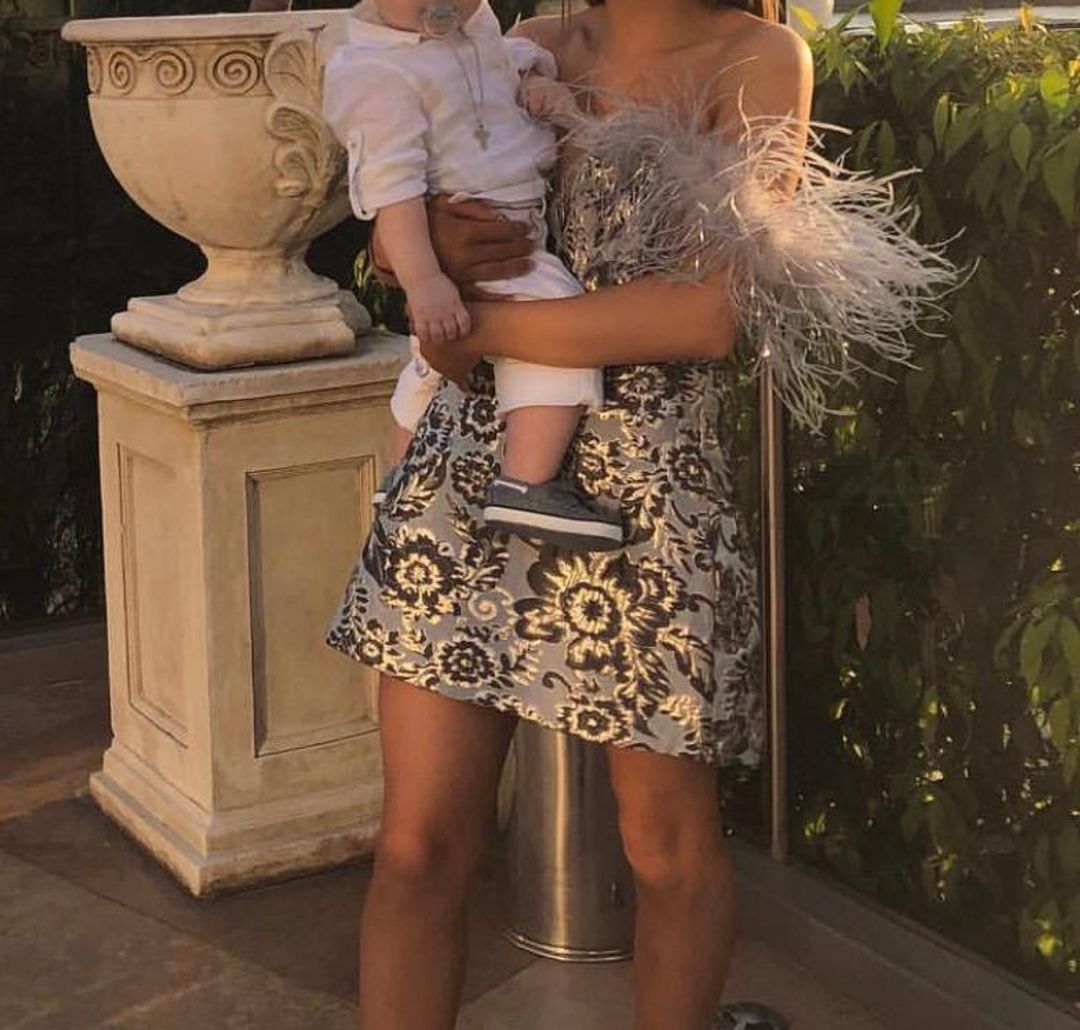 Alice McCall Pop Goes the Party Dress Pebble Blue Size 8 for rent on The Volte - main image