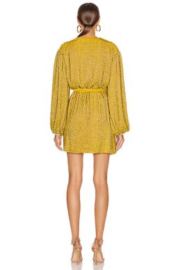 Retrofete Gabrielle Robe Mini Dress in Citrus Size S / Au 8 (BNWT!) for rent on The Volte - image 3