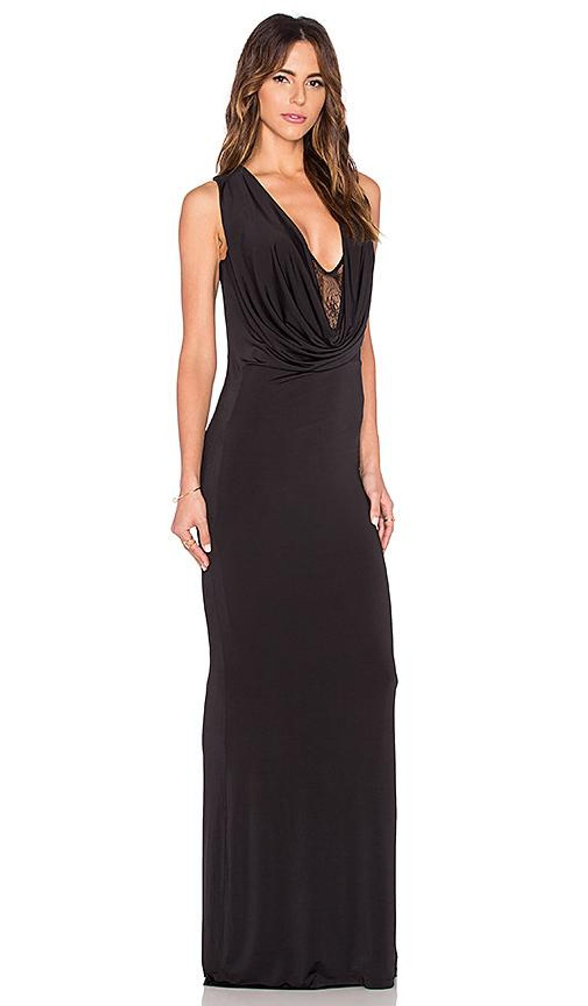 Nookie Eyes Wide Shut Drape Gown in Black - Image 2