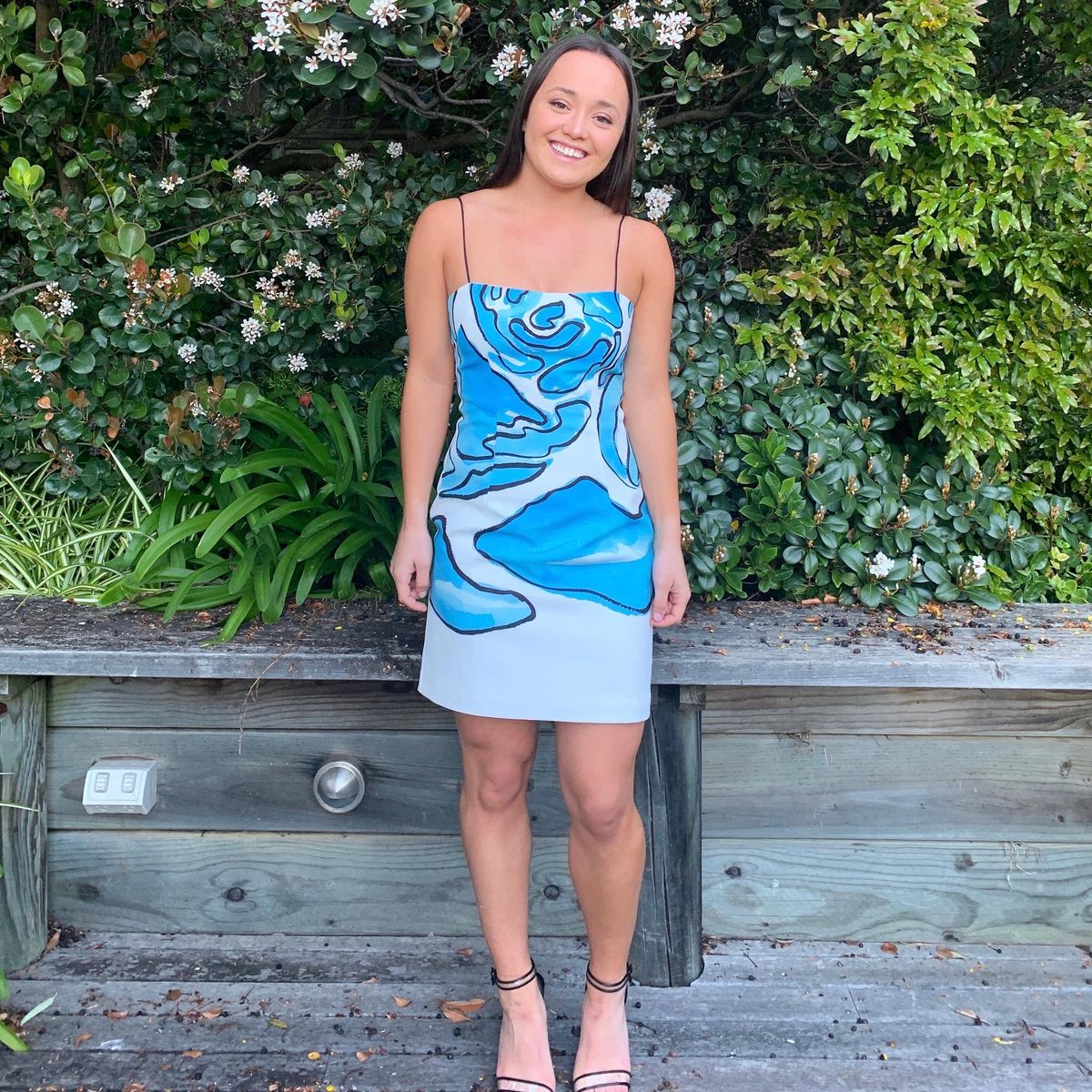 BY JOHNNY WATERCOLOUR FLORAL SHIFT MINI - Image 3