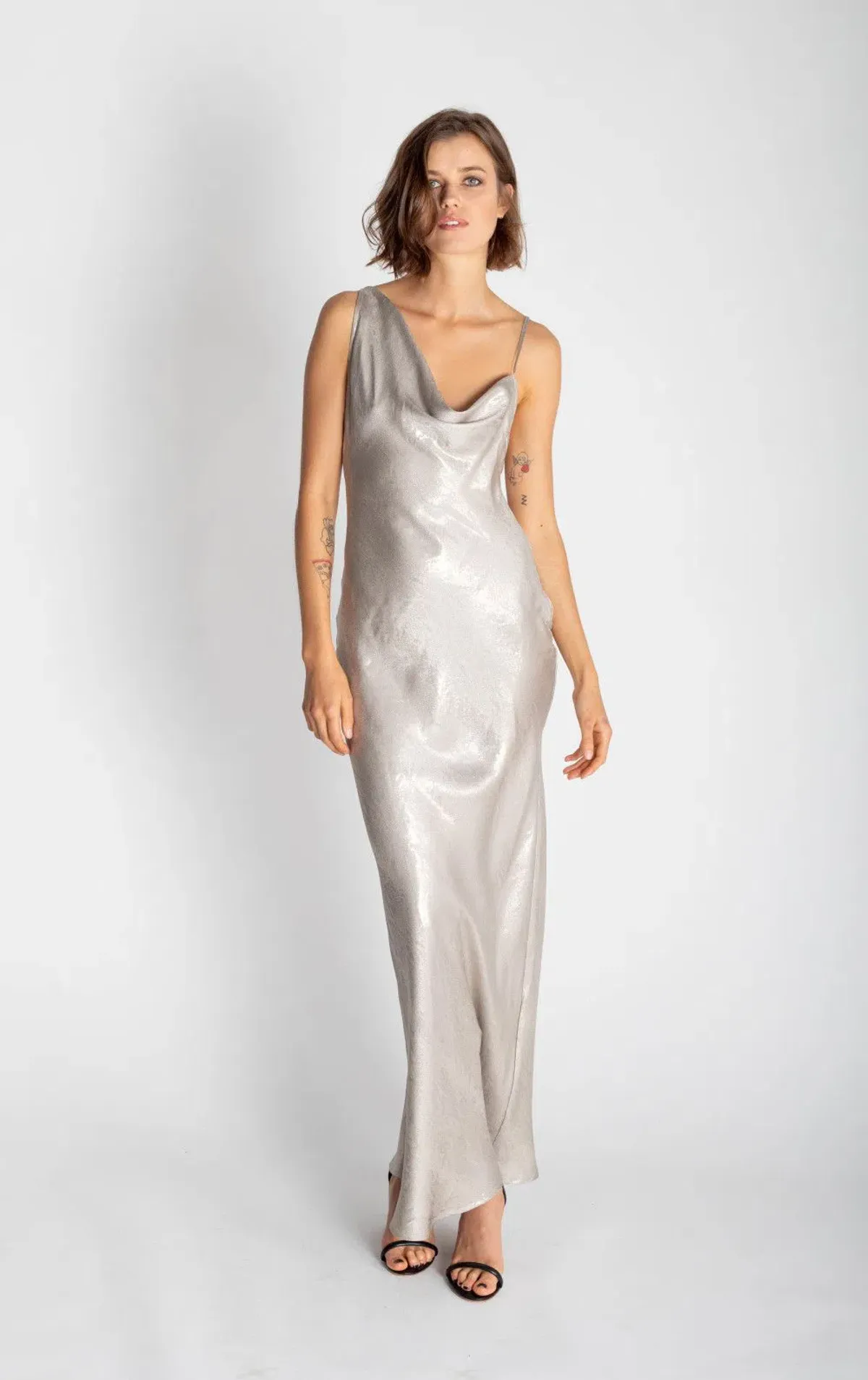Rat & Boa Gaia Slip Dress Silver Size 6 - Image 1