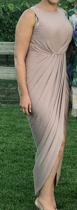 White Runaway Blush Cocktail/Bridesmaid dress for rent on The Volte - image 7