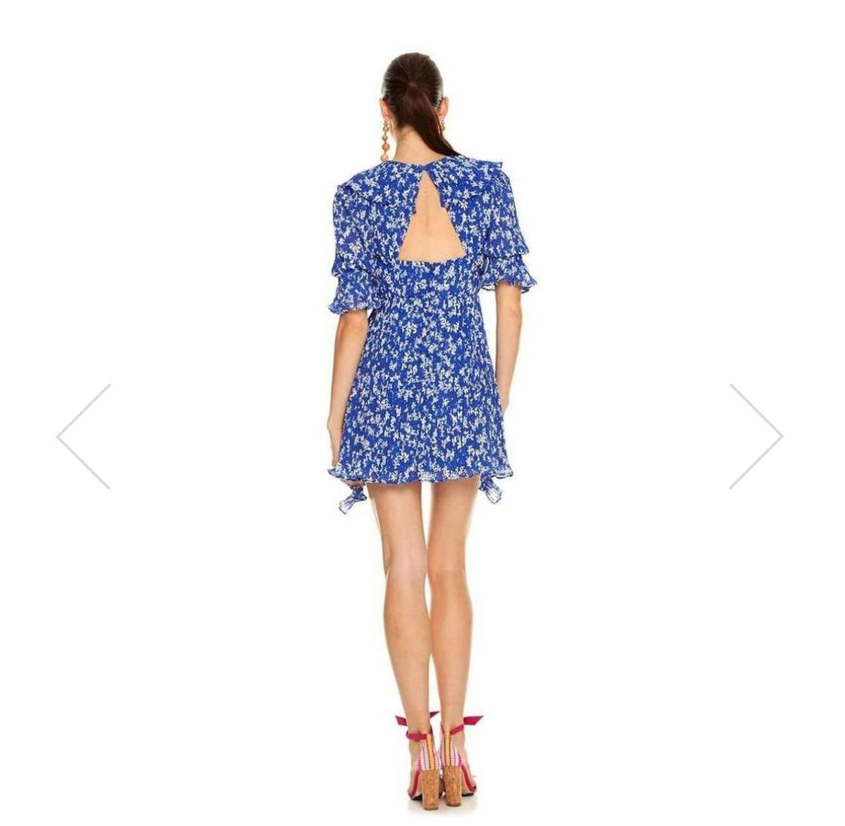 Talulah Mediterranean minx mini dress blue size 8 - Image 2